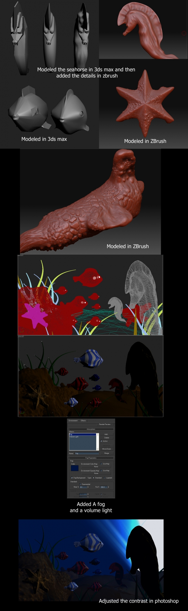 Creation of Underwater: Step 1